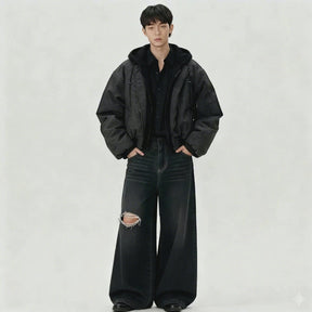 Akoya Studios™ | Leder Bomber Jacke